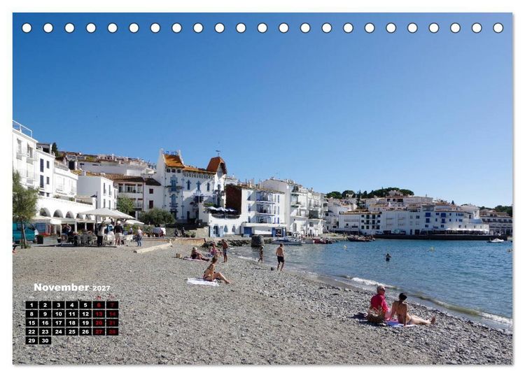 Produktbild: Cadaqu&eacute;s - Perle der Costa Brava (Tischkalender 2027 DIN A5 quer), CALVENDO Monatskalender