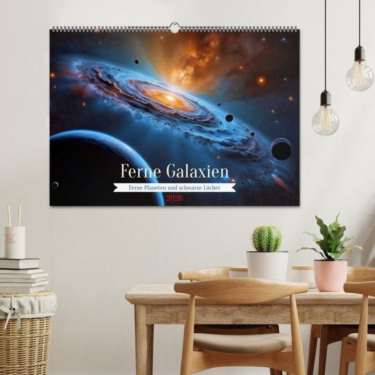 Produktbild: Ferne Galaxien (Wandkalender 2026 DIN A2 quer), CALVENDO Monatskalender