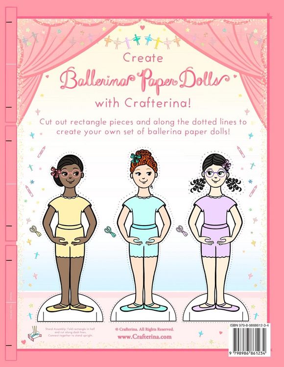 Produktbild: Ballerina Paper Dolls Coloring & Craft Book