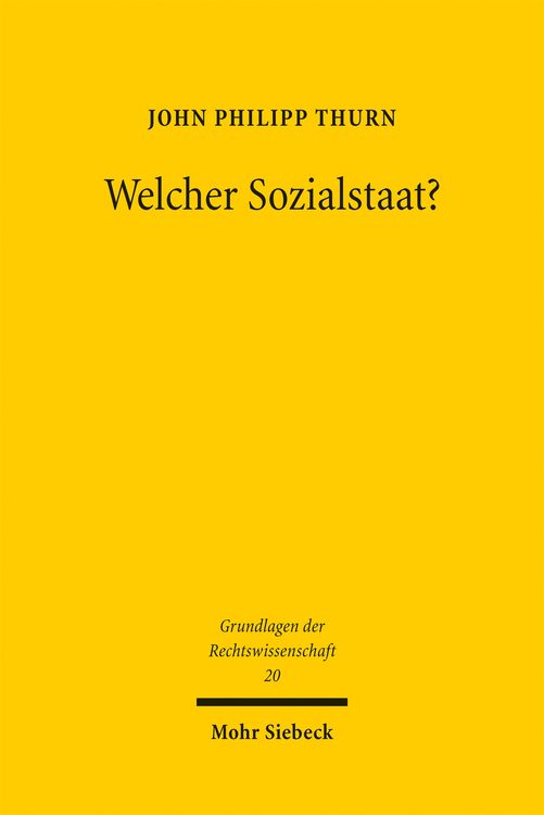 Produktbild: Welcher Sozialstaat?