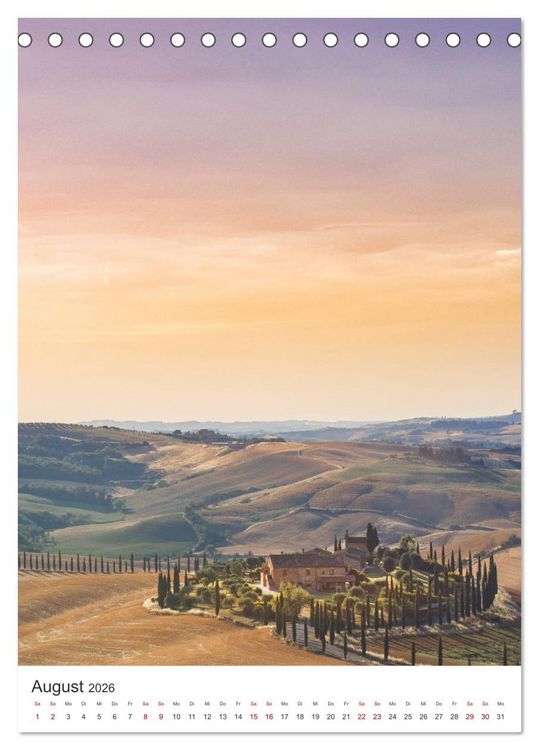 Produktbild: Italien - Wundervolle Ansichten (Tischkalender 2026 DIN A5 hoch), CALVENDO Monatskalender