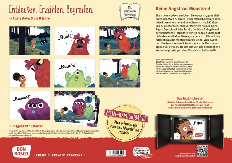 Produktbild: Vor Monstern hab ich keine Angst! Kamishibai Bildkartenset