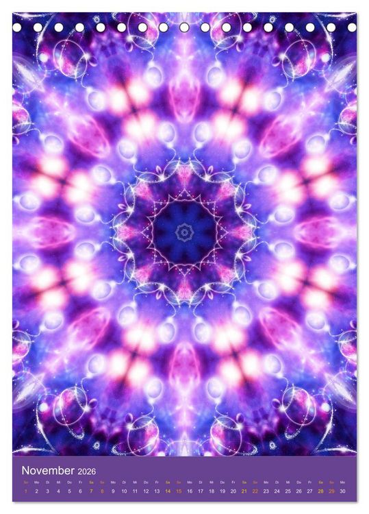 Produktbild: Lichtvolle Mandalas (Tischkalender 2026 DIN A5 hoch), CALVENDO Monatskalender