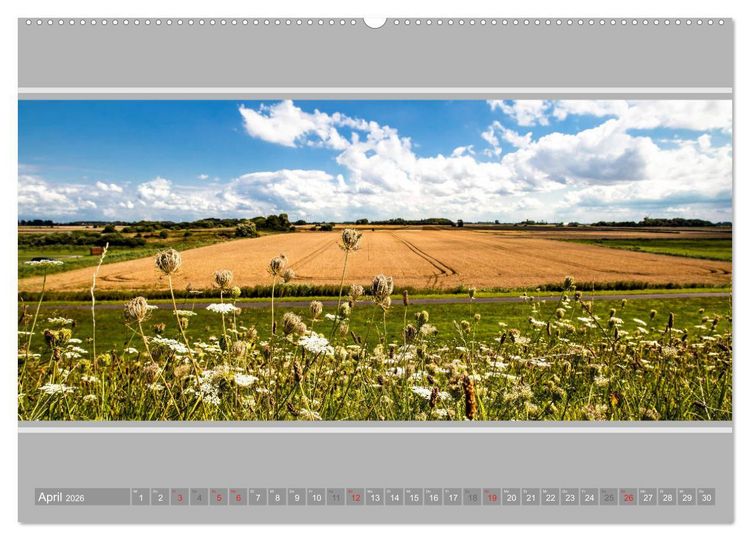 Produktbild: Ostfriesland - Deichspaziergang (hochwertiger Premium Wandkalender 2026 DIN A2 quer), Kunstdruck in Hochglanz