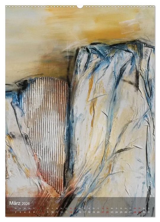 Produktbild: Expressive Malerei von Stefanie Rogge (hochwertiger Premium Wandkalender 2026 DIN A2 hoch), Kunstdruck in Hochglanz