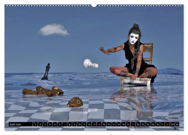 Produktbild: Theater paradox (Wandkalender 2026 DIN A2 quer), CALVENDO Monatskalender