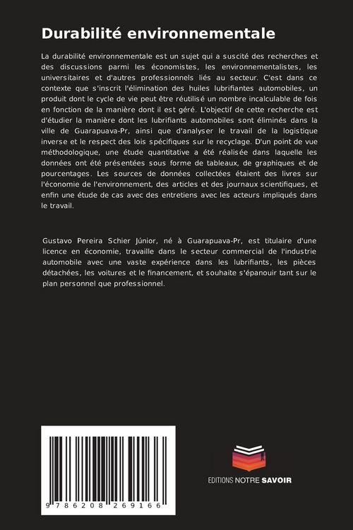 Produktbild: Durabilit&eacute; environnementale