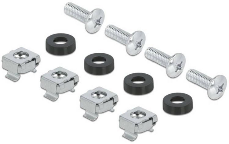 Produktbild: Delock 67031 19 Zoll Netzwerkschrank-Einschubsystem 1 HE Schwarz