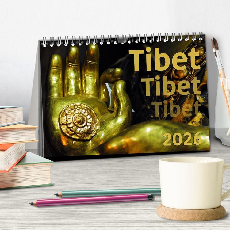 Produktbild: Tibet - Tibet - Tibet 2026 (Tischkalender 2026 DIN A5 quer), CALVENDO Monatskalender