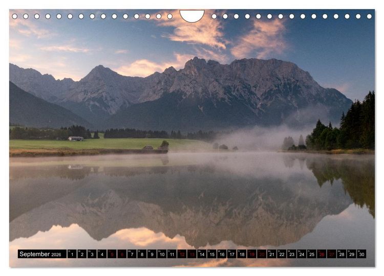 Produktbild: Seen im Werdenfelser Land (Wandkalender 2026 DIN A4 quer), CALVENDO Monatskalender