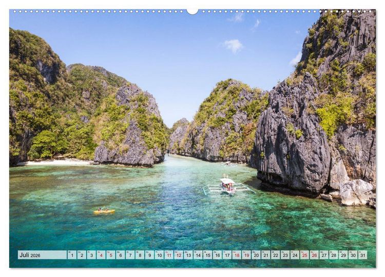 Produktbild: Philippinen - Land der Naturwunder (hochwertiger Premium Wandkalender 2026 DIN A2 quer), Kunstdruck in Hochglanz