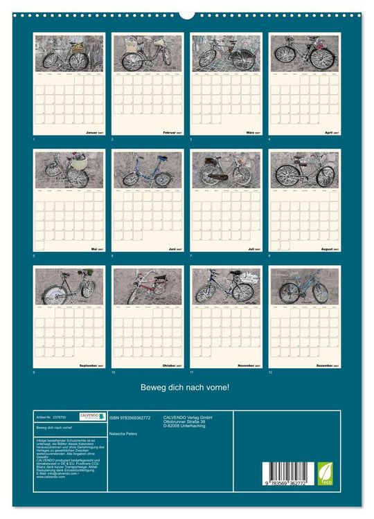 Produktbild: Beweg dich nach vorne! (hochwertiger Premium Wandkalender 2027 DIN A2 hoch), Kunstdruck in Hochglanz
