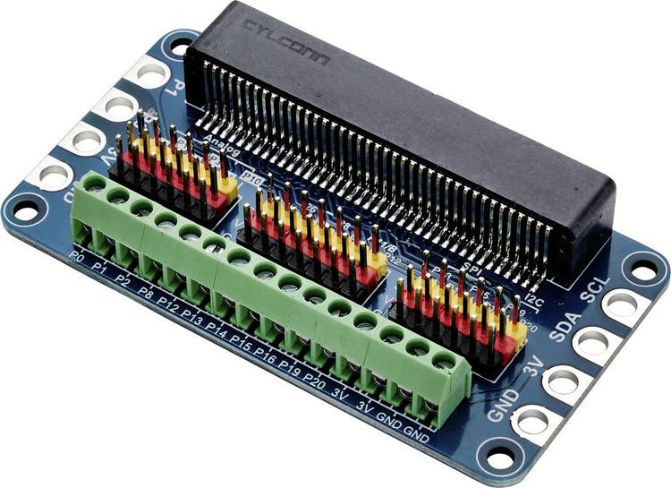 Produktbild: TRU COMPONENTS TC-9072540 Erweiterungsboard 1 St. Passend f&uuml;r (Entwicklungskits): BBC micro:bit
