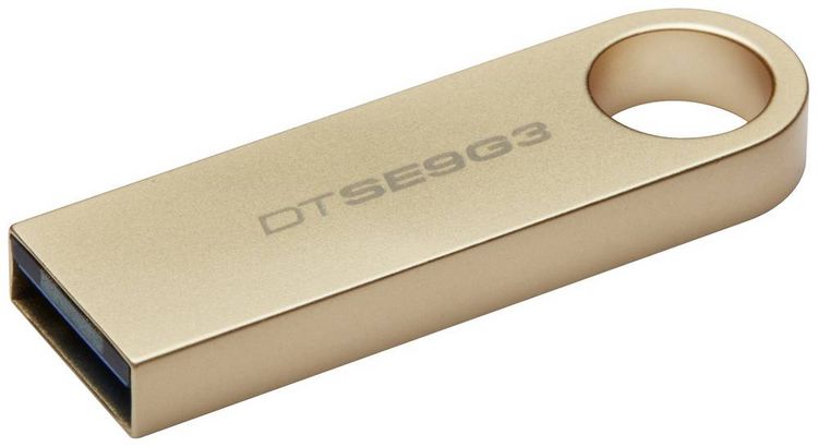 Produktbild: Kingston DataTraveler SE9 G3 USB-Stick Retail 512GB Gold DTSE9G3/512GB USB-A (USB 3.2 Gen 1)