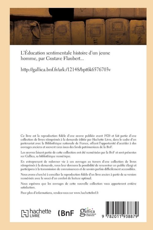Produktbild: L'&Eacute;ducation Sentimentale Histoire d'Un Jeune Homme