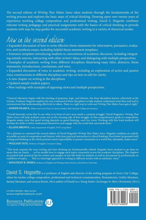 Produktbild: Writing That Makes Sense, 2nd Edition