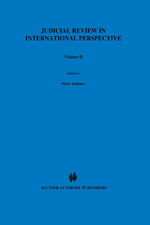 Produktbild: Judicial Review in International Perspective