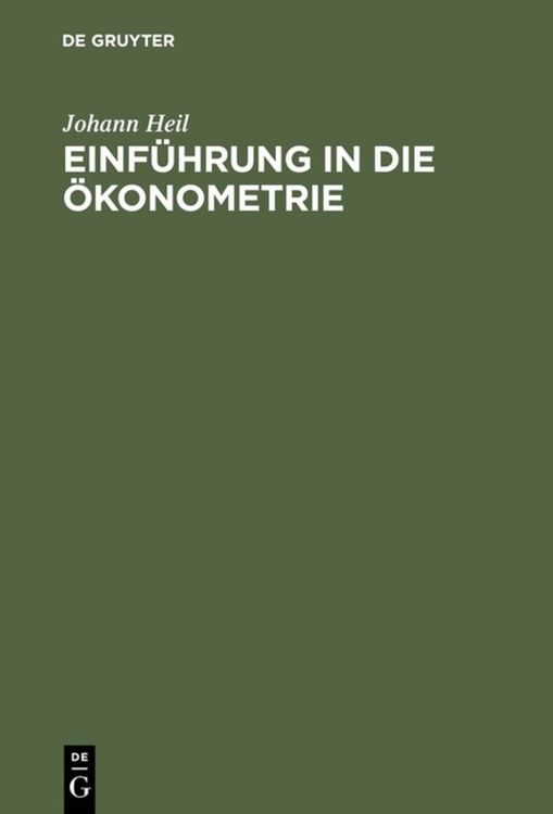 Produktbild: Einf&uuml;hrung in die &Ouml;konometrie