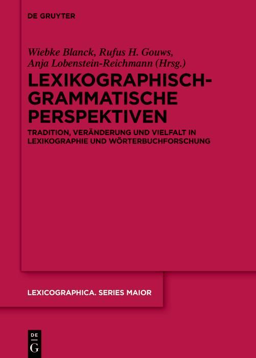 Produktbild: Lexikographisch-grammatische Perspektiven