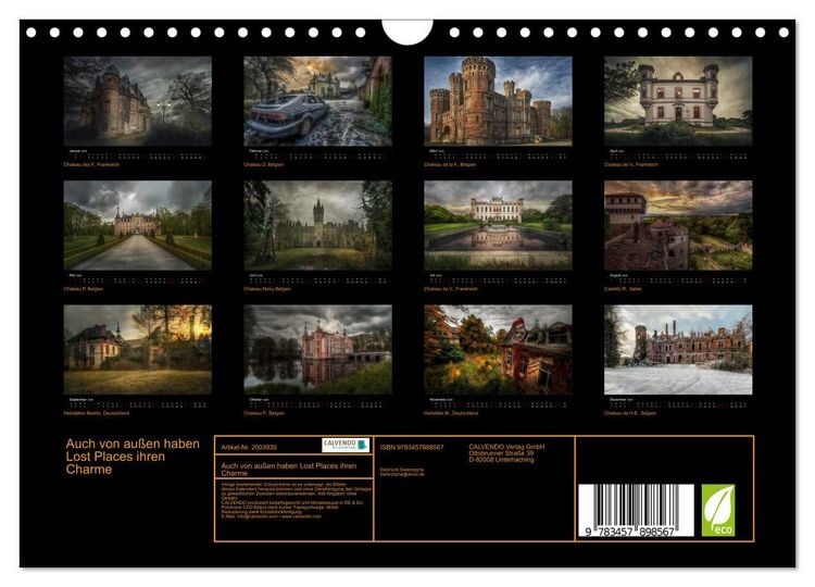 Produktbild: Auch von au&szlig;en haben Lost Places ihren Charme (Wandkalender 2026 DIN A4 quer), CALVENDO Monatskalender