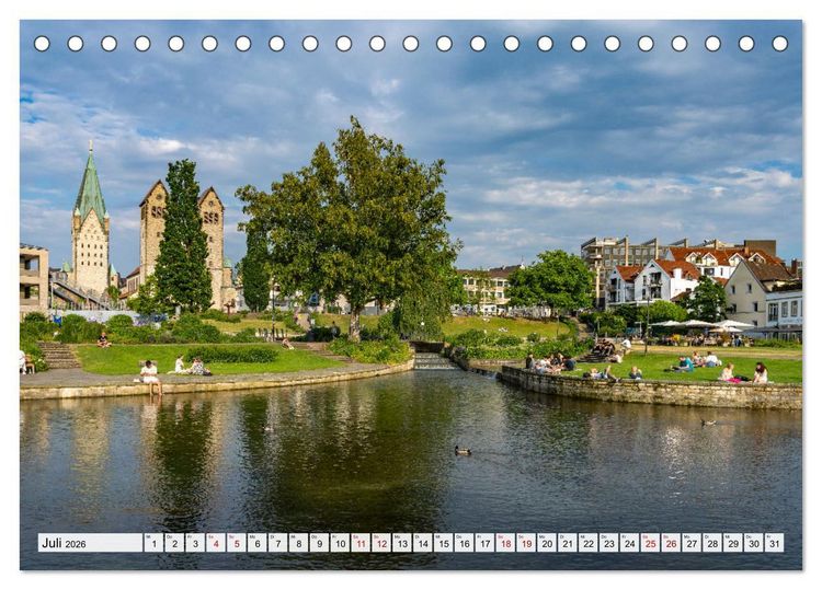 Produktbild: Ostwestfalen - Paderborn (Tischkalender 2026 DIN A5 quer), CALVENDO Monatskalender