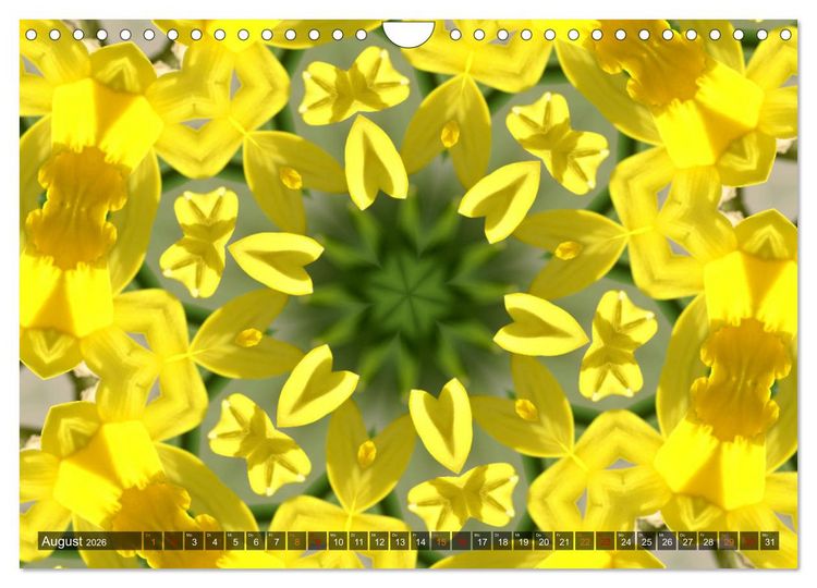 Produktbild: Natur im Kaleidoskop (Wandkalender 2026 DIN A4 quer), CALVENDO Monatskalender