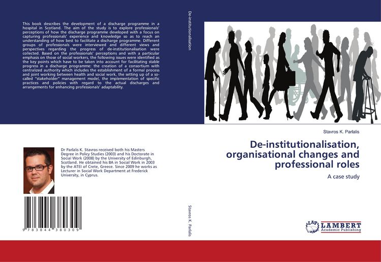 Produktbild: De-institutionalisation, organisational changes and professional roles