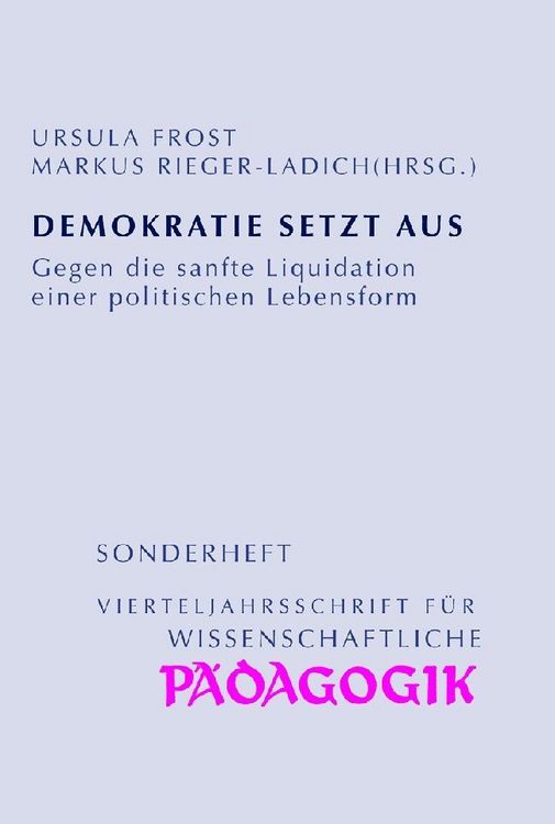 Produktbild: Demokratie setzt aus