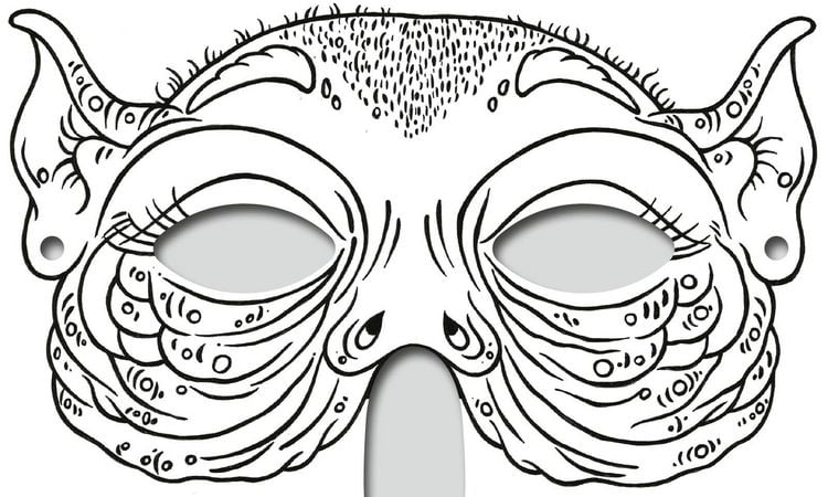 Produktbild: Abenteuer-Masken zum Ausmalen