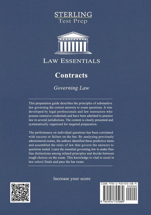 Produktbild: Contracts, Law Essentials