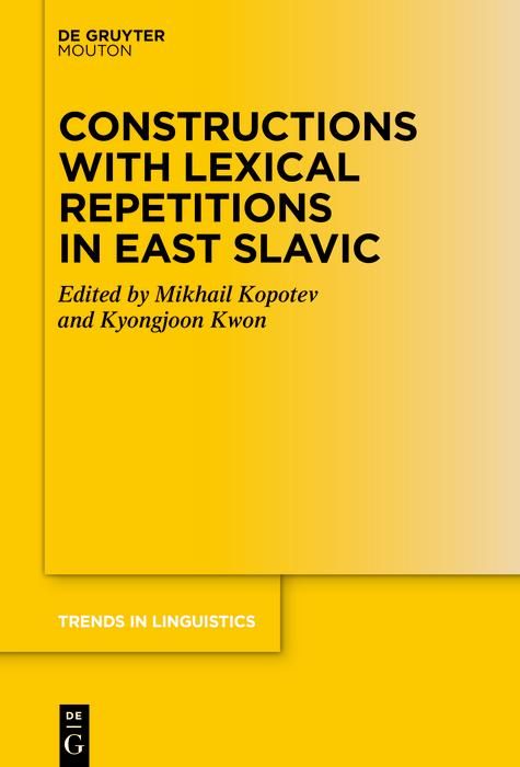 Produktbild: Constructions with Lexical Repetitions in East Slavic