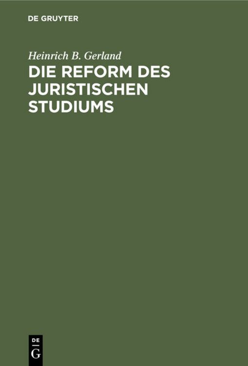 Produktbild: Die Reform des juristischen Studiums