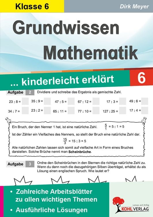 Produktbild: Grundwissen Mathematik / Klasse 6