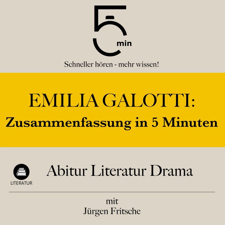 Produktbild: Emilia Galotti: Zusammenfassung in 5 Minuten