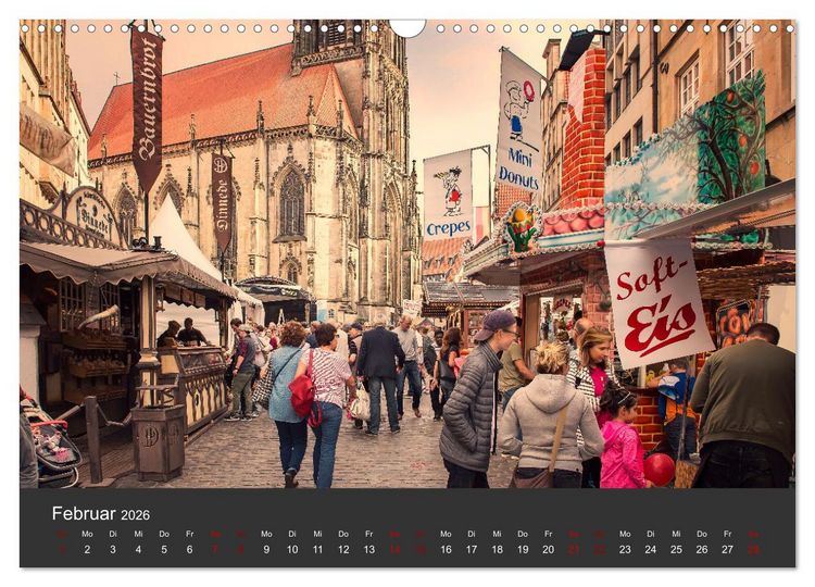 Produktbild: Abenteuer M&uuml;nster - Echt jovel! (Wandkalender 2026 DIN A3 quer), CALVENDO Monatskalender