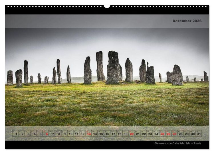 Produktbild: Traumkulisse Schottland (hochwertiger Premium Wandkalender 2026 DIN A2 quer), Kunstdruck in Hochglanz