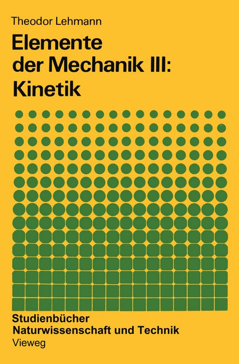 Produktbild: Elemente der Mechanik III: Kinetik