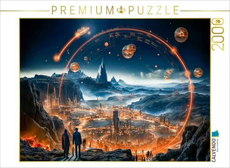 Produktbild: CALVENDO Puzzle Eine zukunftsweisende und ehrfurchtgebietende Welt | 2000 Teile Lege-Gr&ouml;&szlig;e 90x67cm Foto-Puzzle f&uuml;r gl&uuml;ckliche Stunden