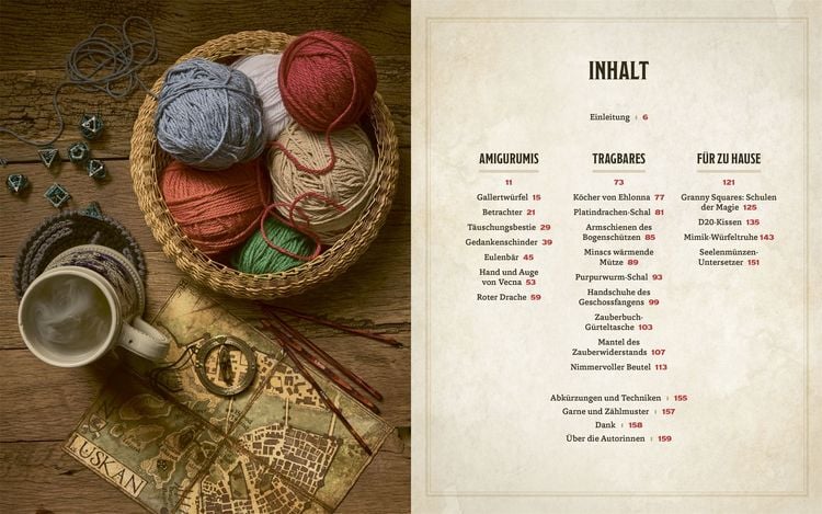 Produktbild: Das offizielle Dungeons & Dragons H&auml;kelbuch