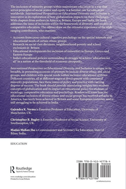 Produktbild: International Perspectives on Educational Diversity and Inclusion