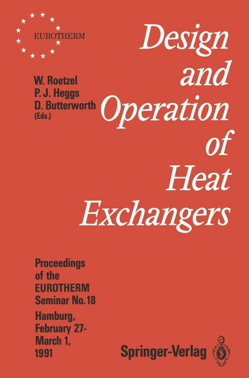 Produktbild: Design and Operation of Heat Exchangers