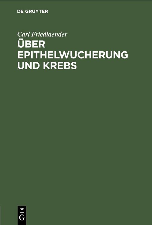 Produktbild: &Uuml;ber Epithelwucherung und Krebs