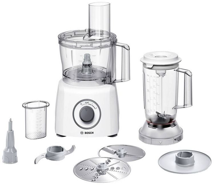 Produktbild: Bosch Haushalt MCM3200W K&uuml;chenmaschine 800 W Wei&szlig;, Grau