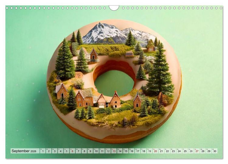 Produktbild: Donuts - Eine Reise durch die Jahreszeiten (Wandkalender 2026 DIN A3 quer), CALVENDO Monatskalender