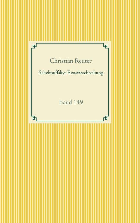 Produktbild: Schelmuffskys Reisebeschreibung