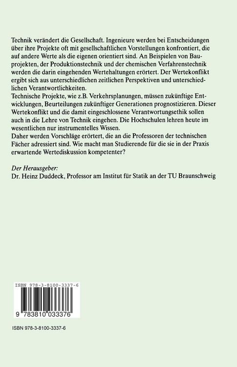 Produktbild: Technik im Wertekonflikt