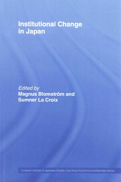 Produktbild: Institutional Change in Japan