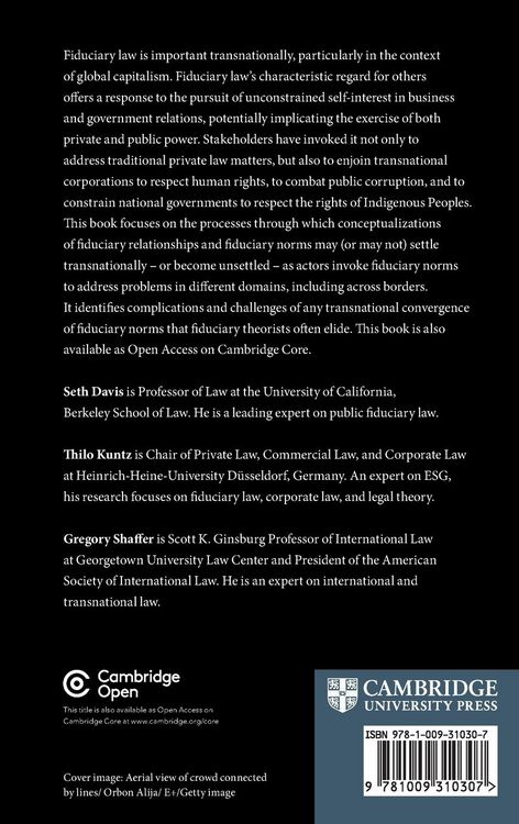 Produktbild: Transnational Fiduciary Law