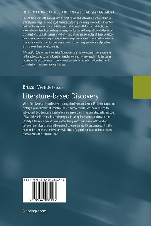 Produktbild: Literature-based Discovery