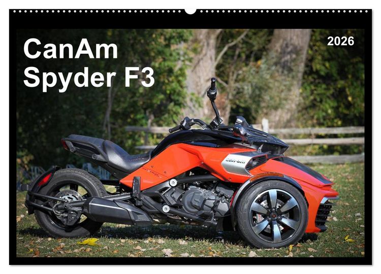 Produktbild: CanAm Spyder F3 (Wandkalender 2026 DIN A2 quer), CALVENDO Monatskalender